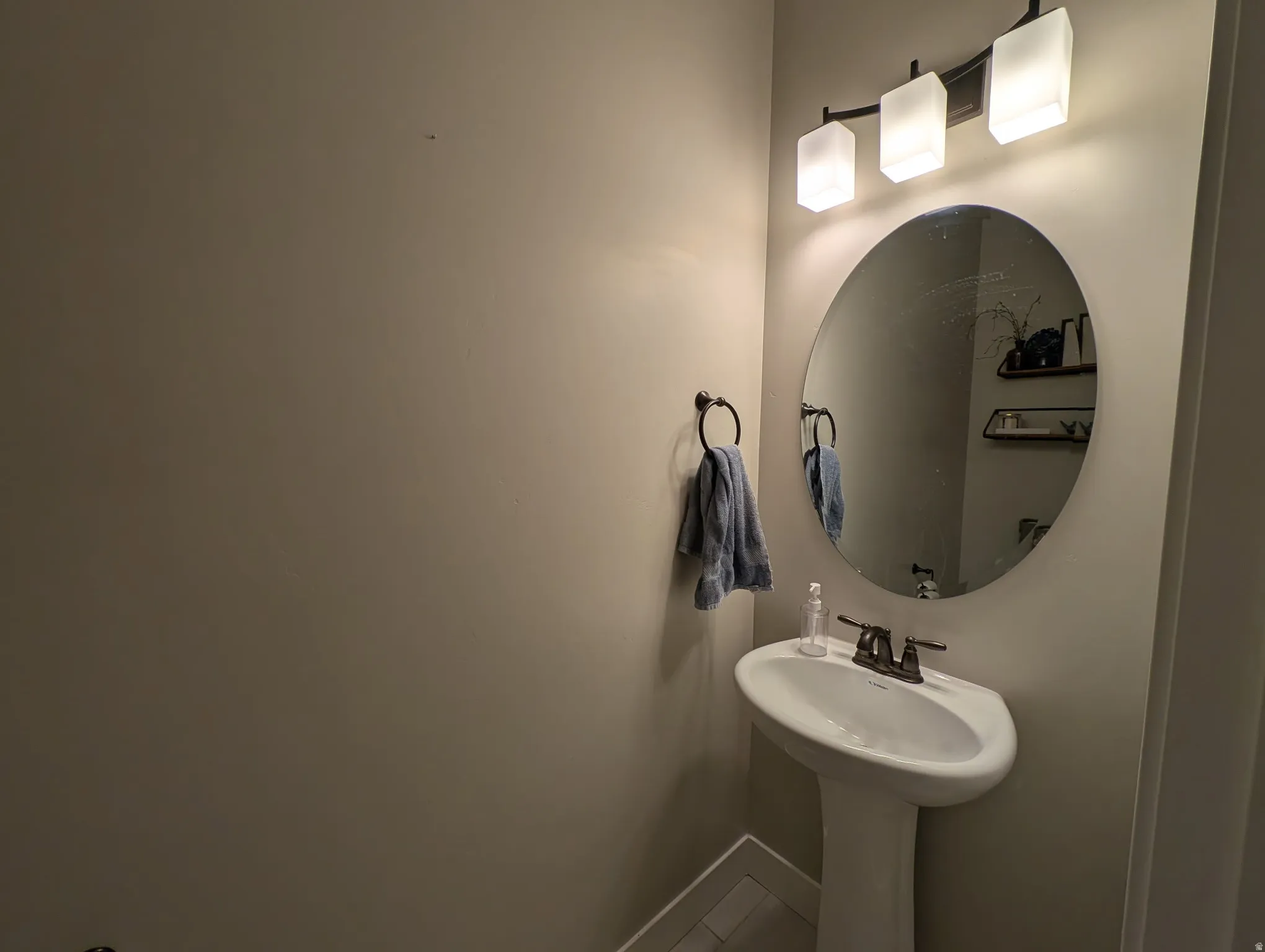 Bathroom with baseboards
