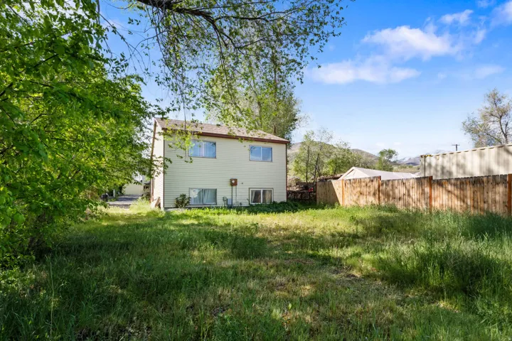 Back of property
