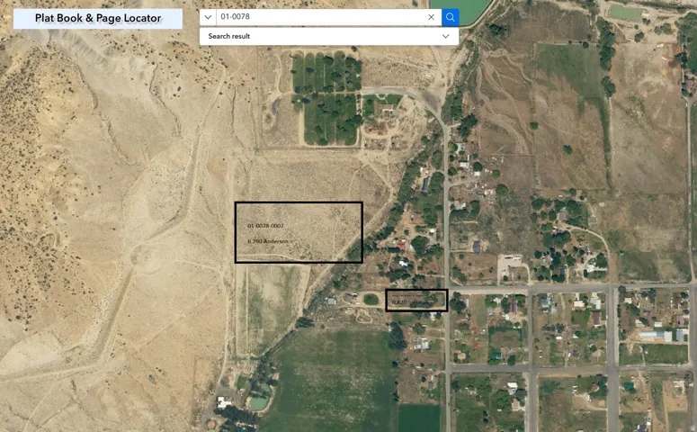 Aerial view of property's location