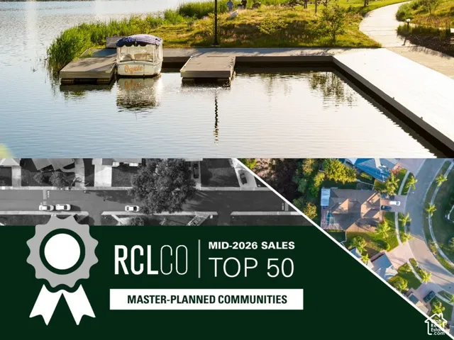 Social Media Post, Image and Text. Displaying a master-planned community and recognition for sales performance
