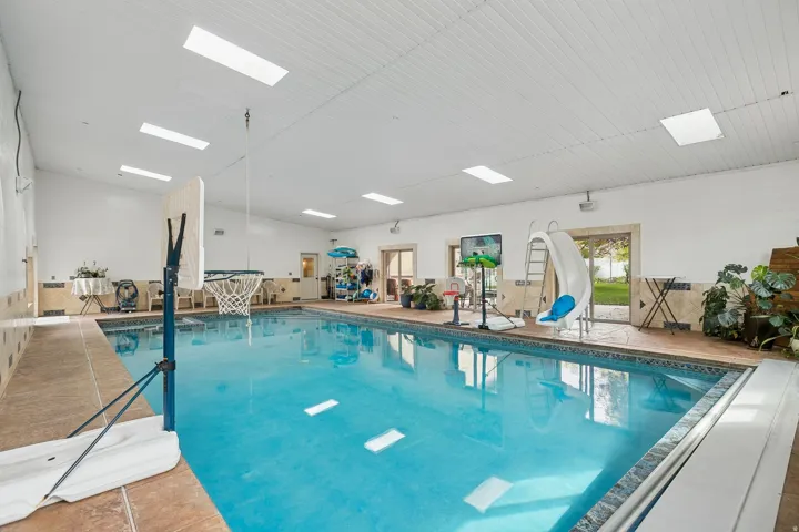 View of indoor pool