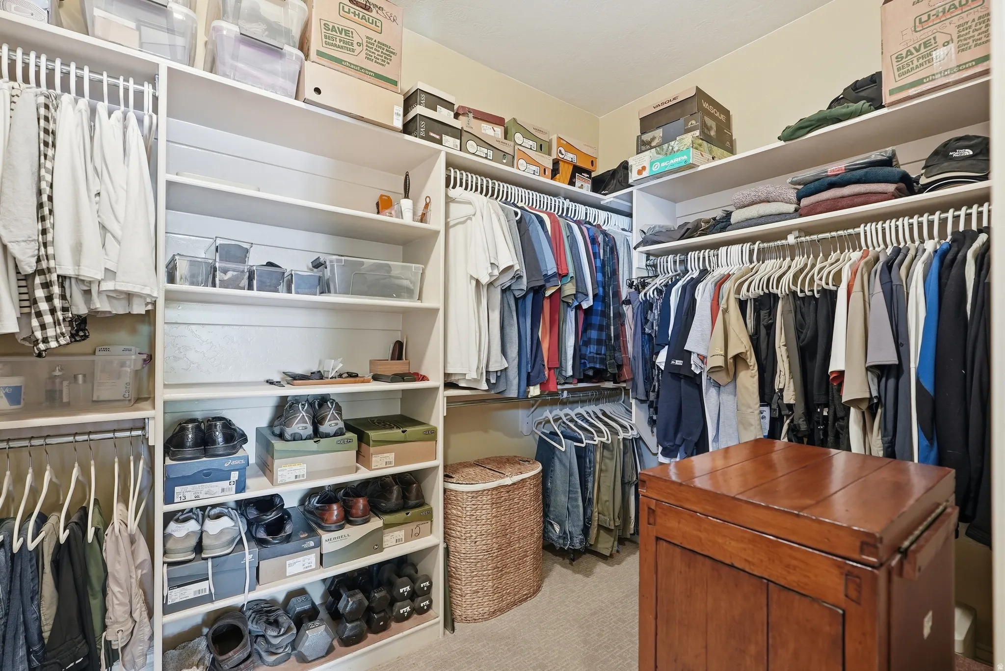 Large walk-in closet