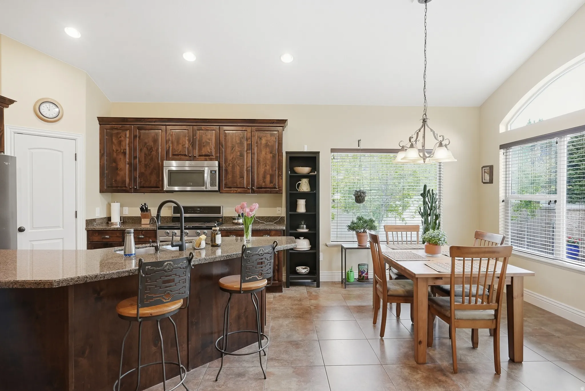 Kitchen and dining area