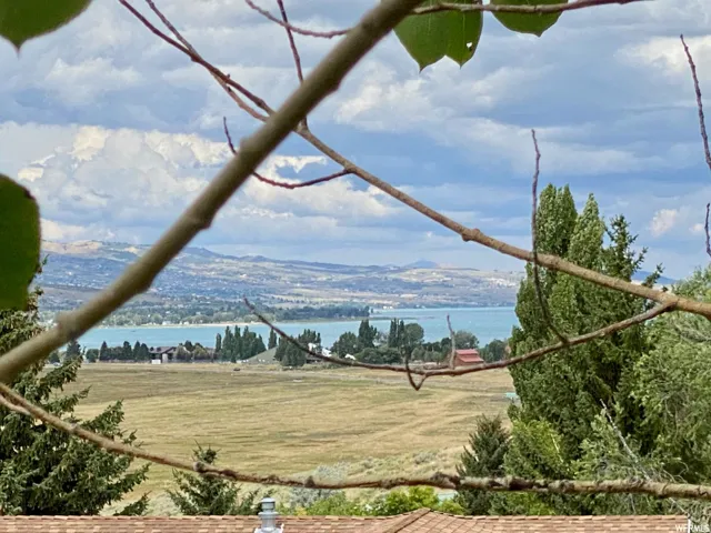 Water view featuring a mountainous background