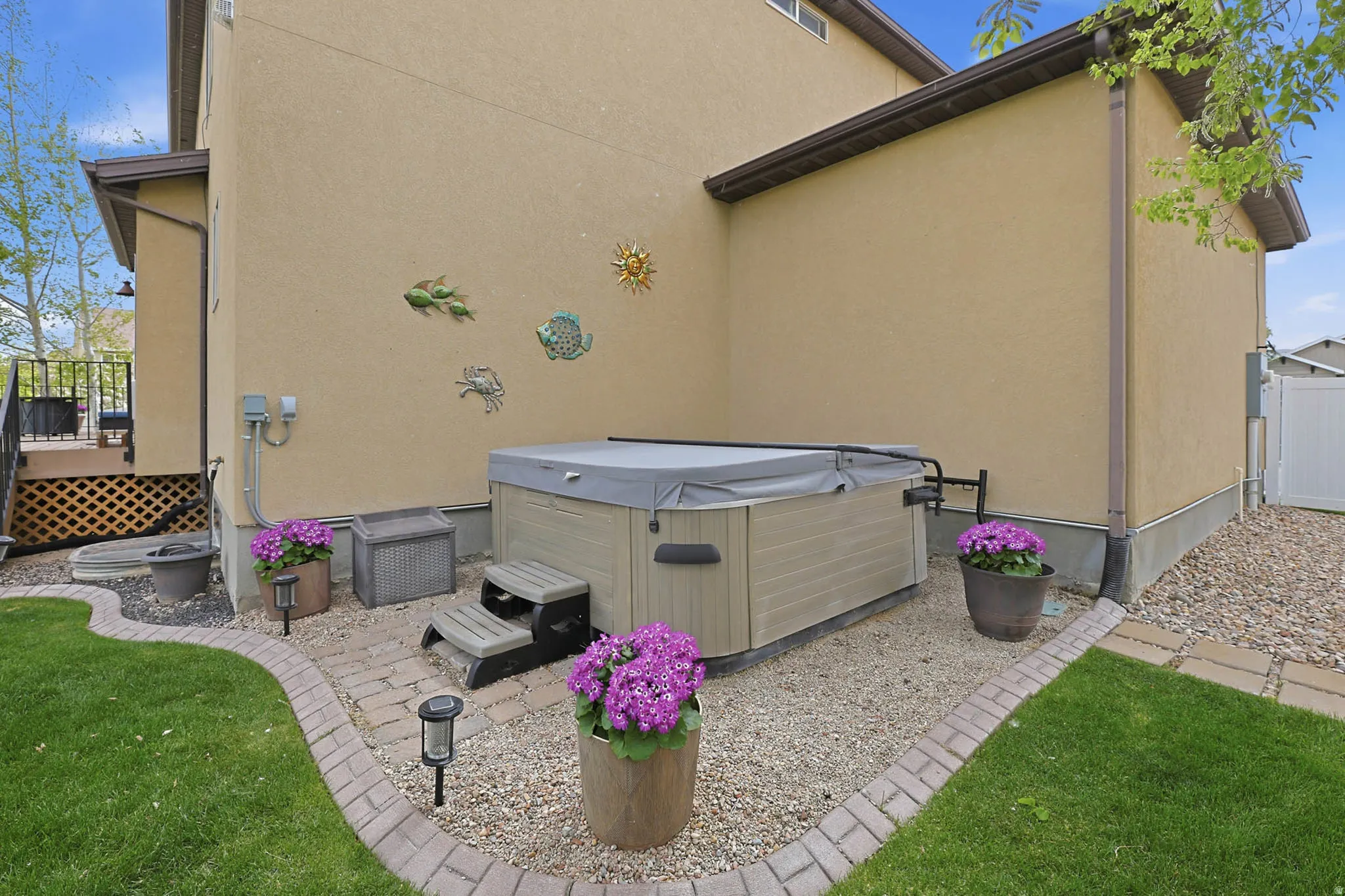 View of patio / terrace with a deck
