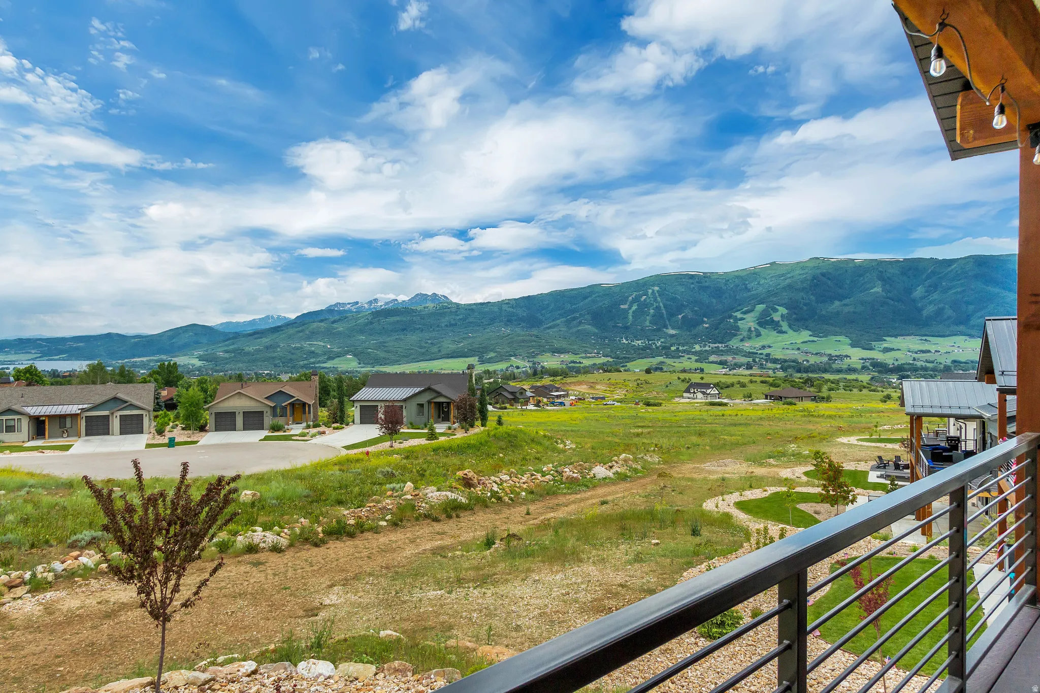 View of mountain background