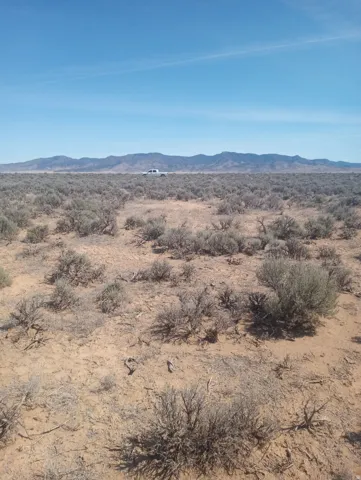 Mountain view featuring a desert landscape