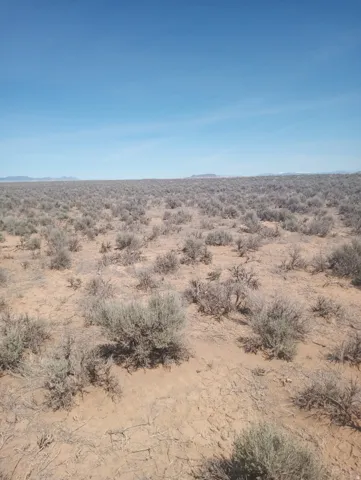 View of nature with a desert landscape and rural landscape