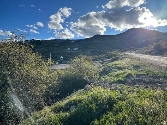 View of mountain background