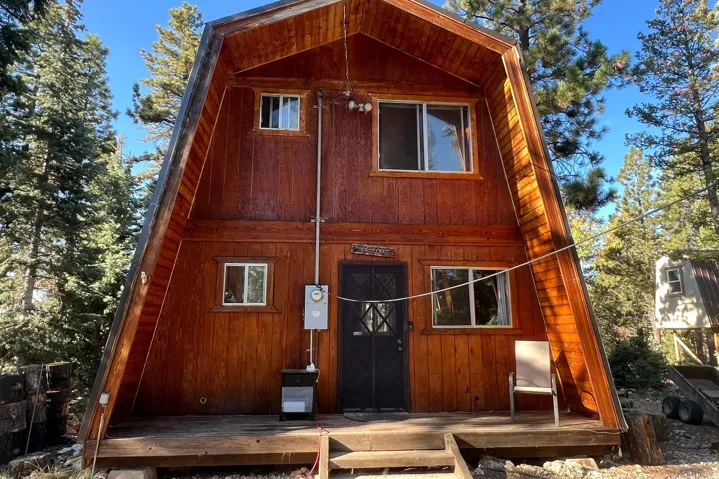 Rear view of house