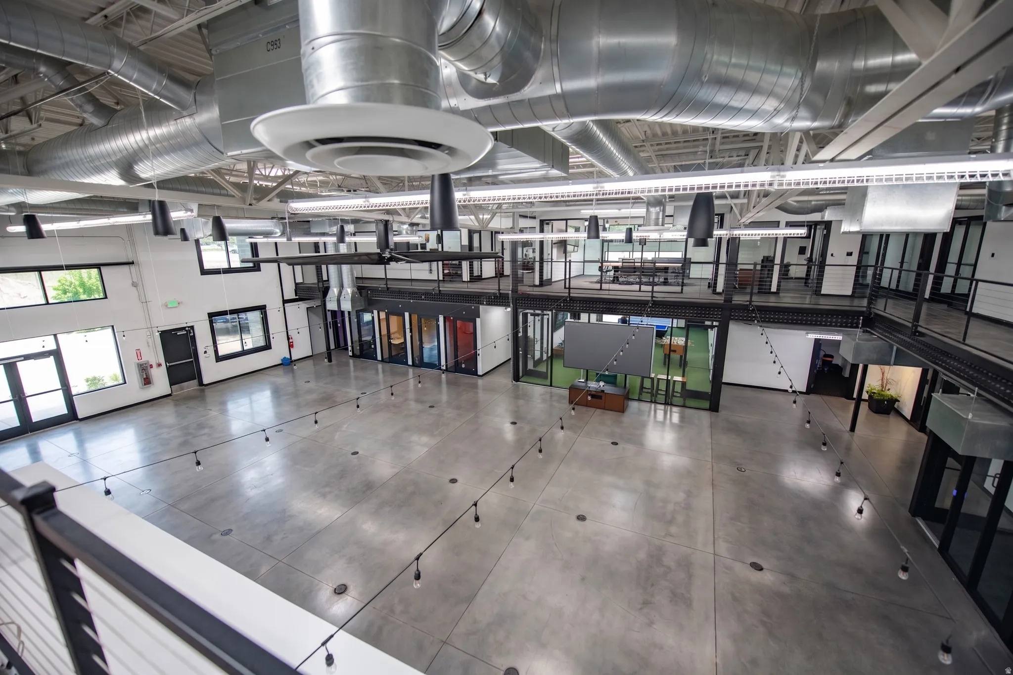 View of Open Gallery from Mezzanine - Suite B