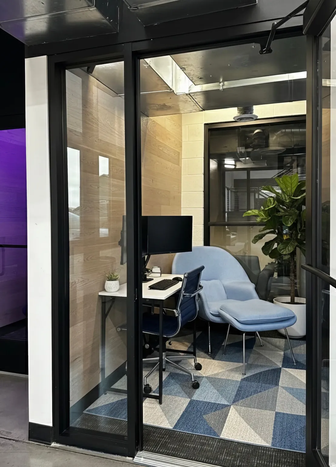 Inside of One of the Soundproof Offices - Suite B