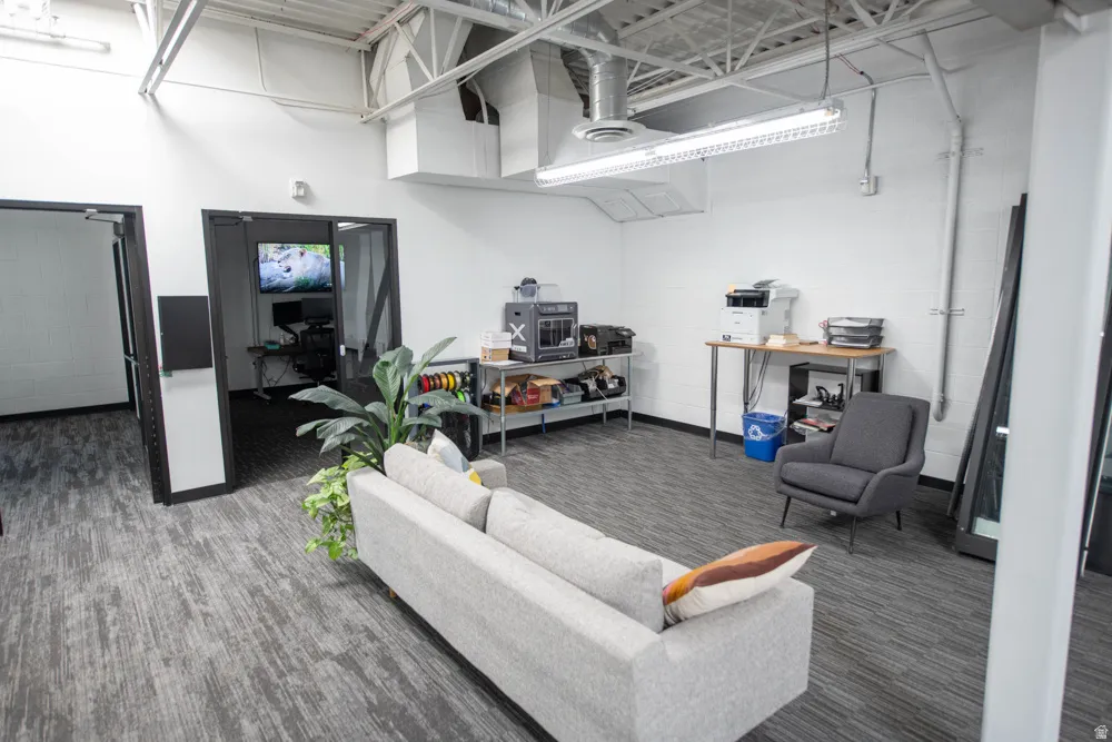 Open Reception Area on Mezzanine - Suite B