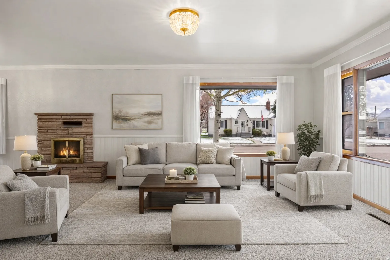***STAGED TO SHOW POTENTIAL*** This is not a real photo of the furnishings in the home.
