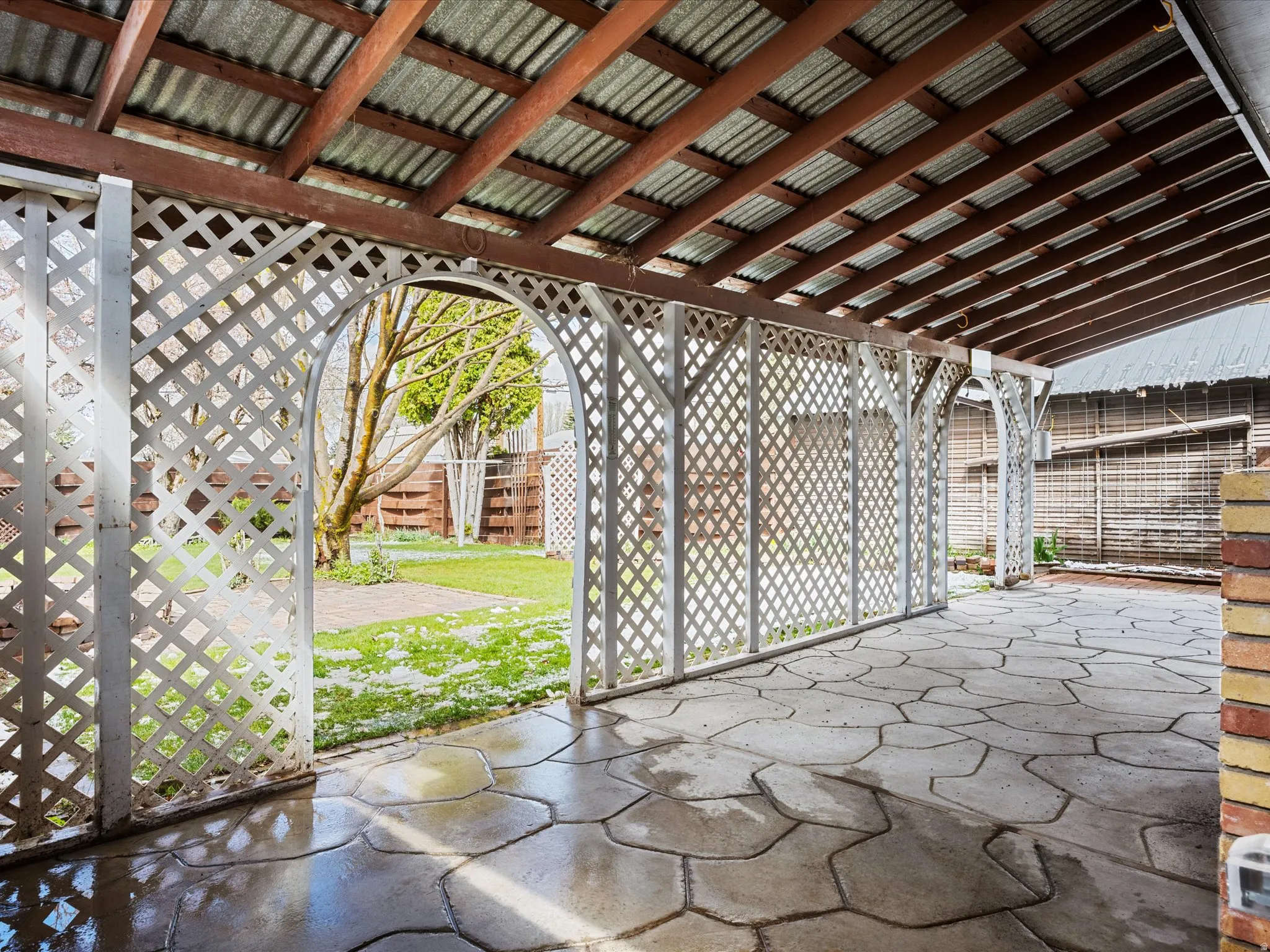 View of patio