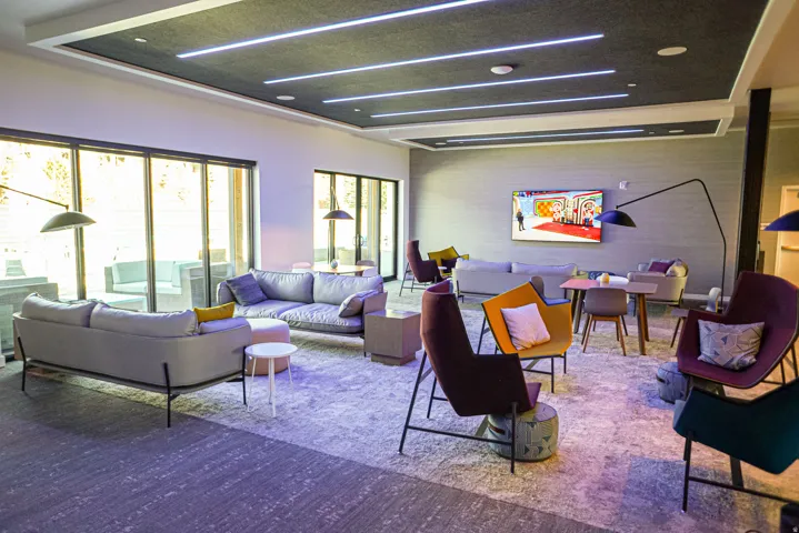 View of living area
