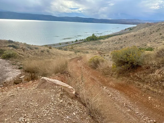 Trail to public beach