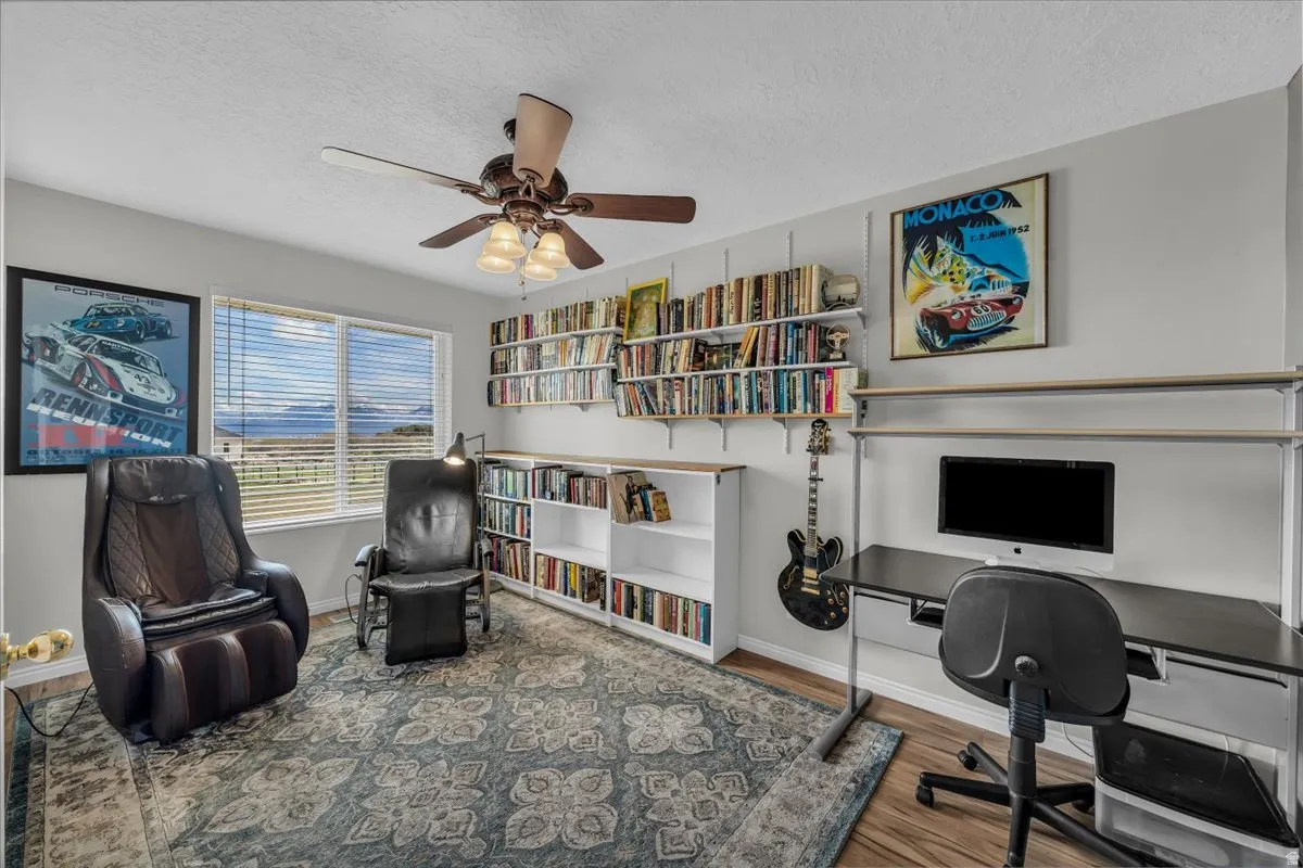 Bedroom or office area on the main floor.