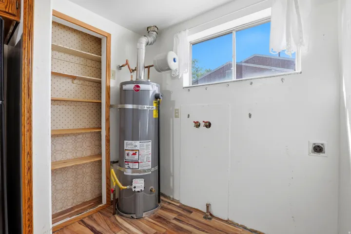 Utilities with water heater