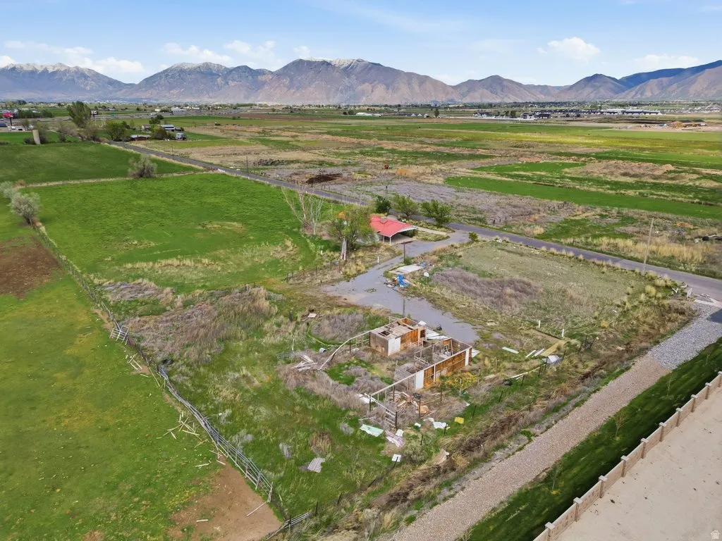 Mountain view featuring rural landscape