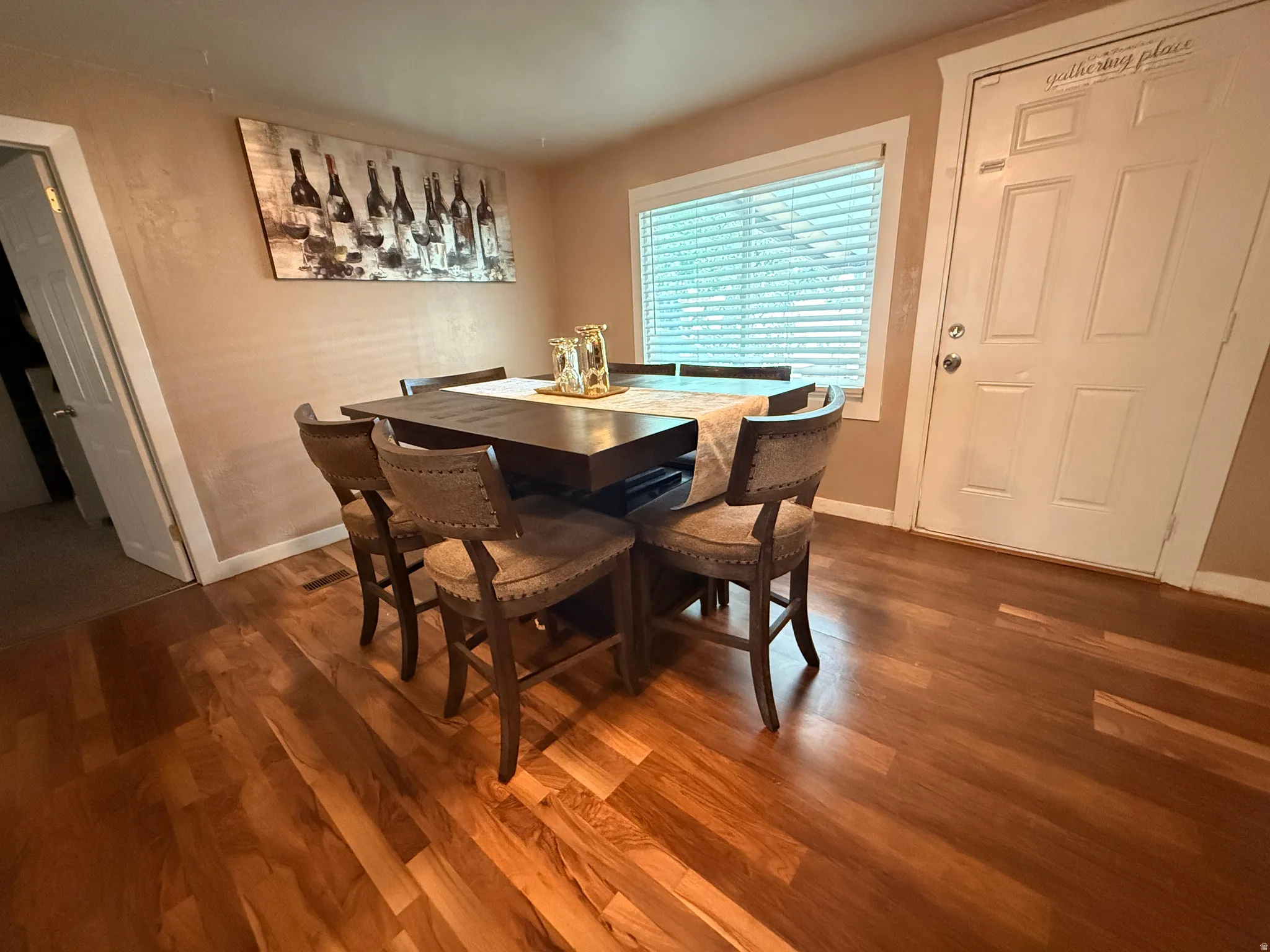 Wood-finish flooring
