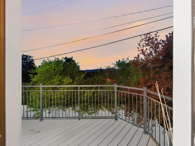 View of deck