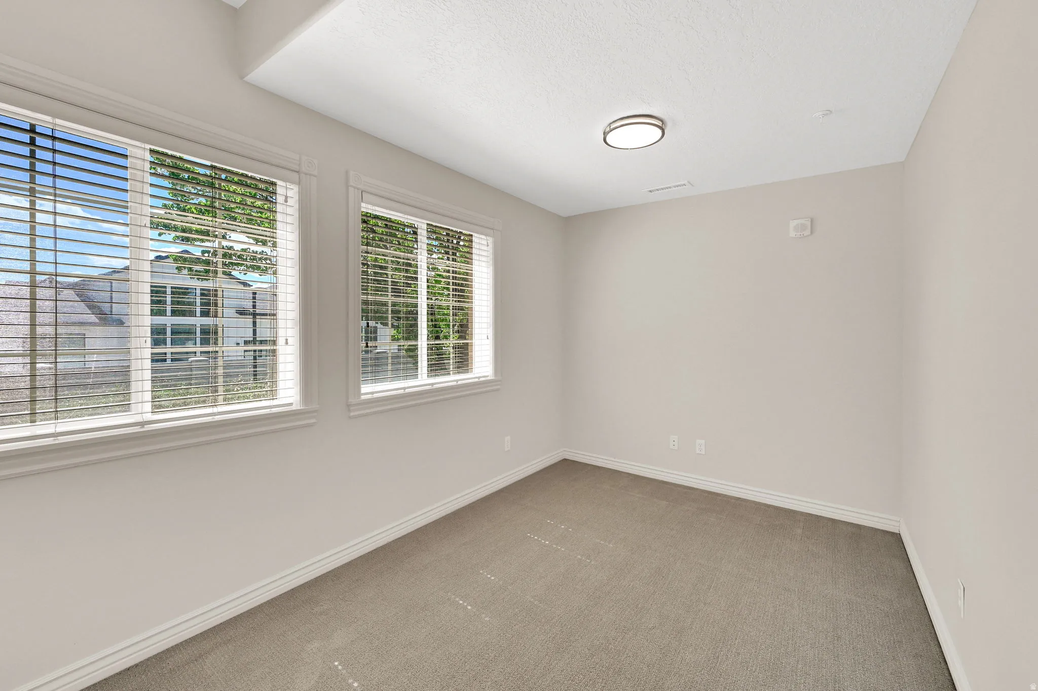 Dining room is just off living room