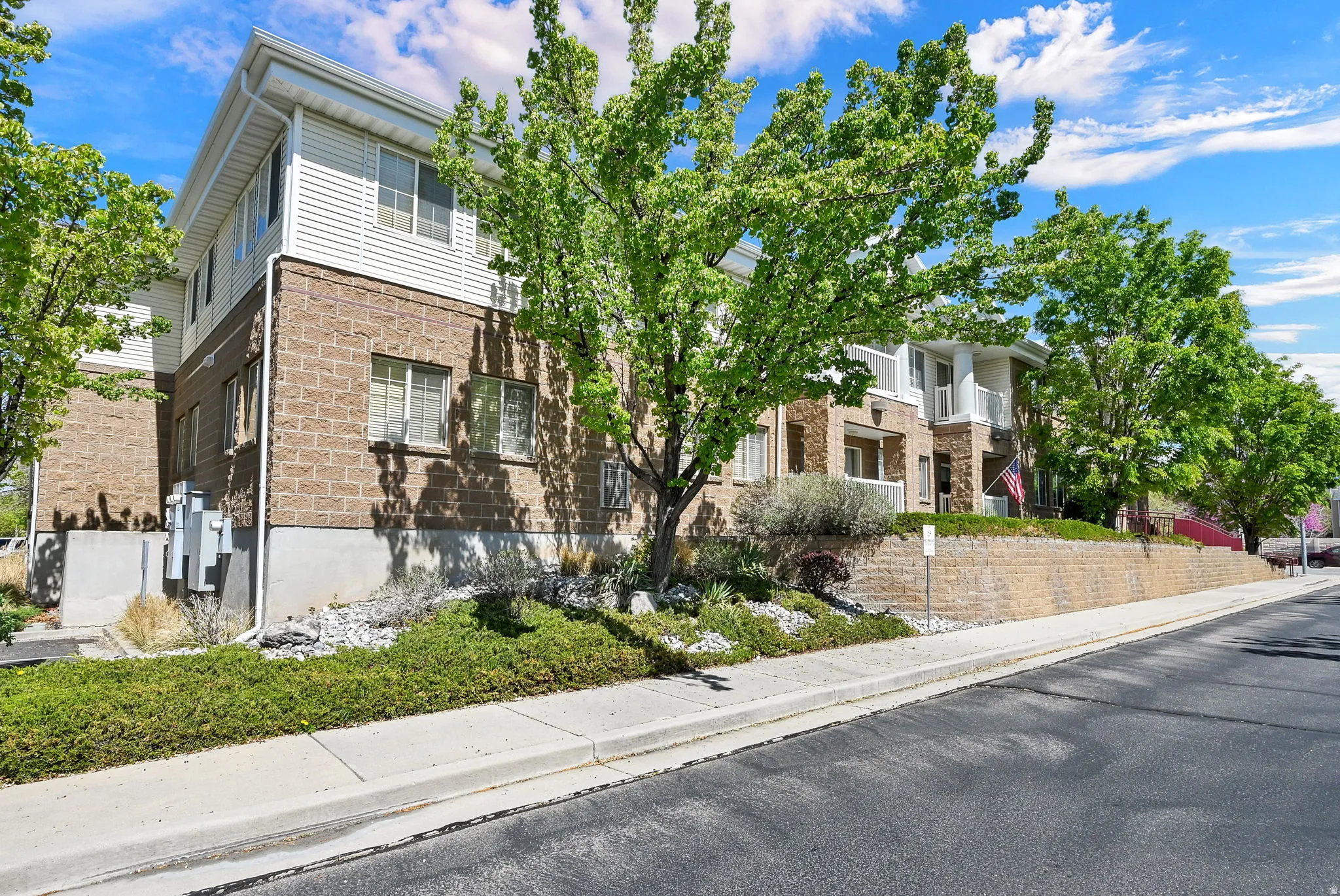 View of Unit #106 looking northeast