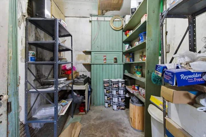 View of storage area