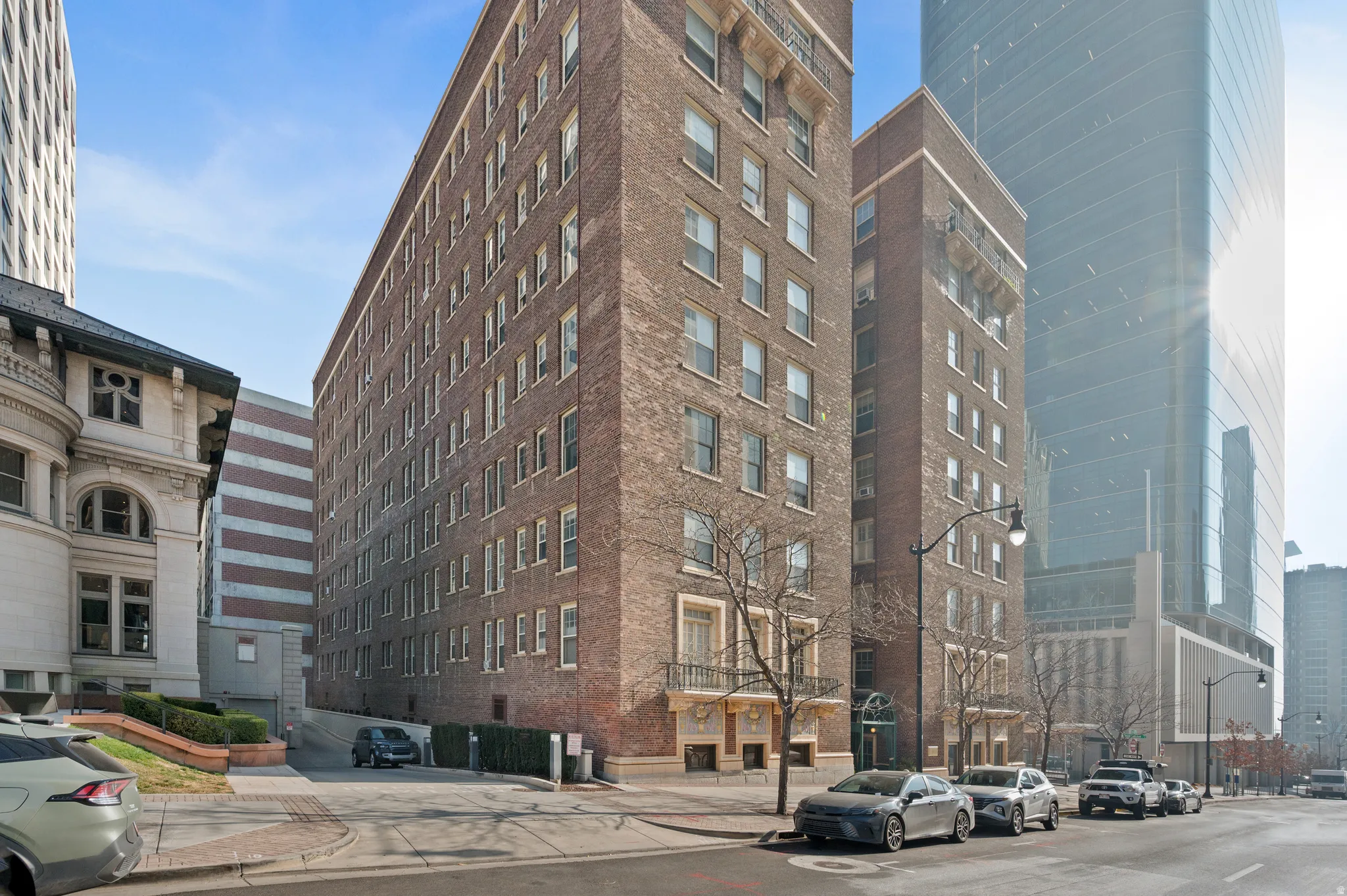 View of property with a city view