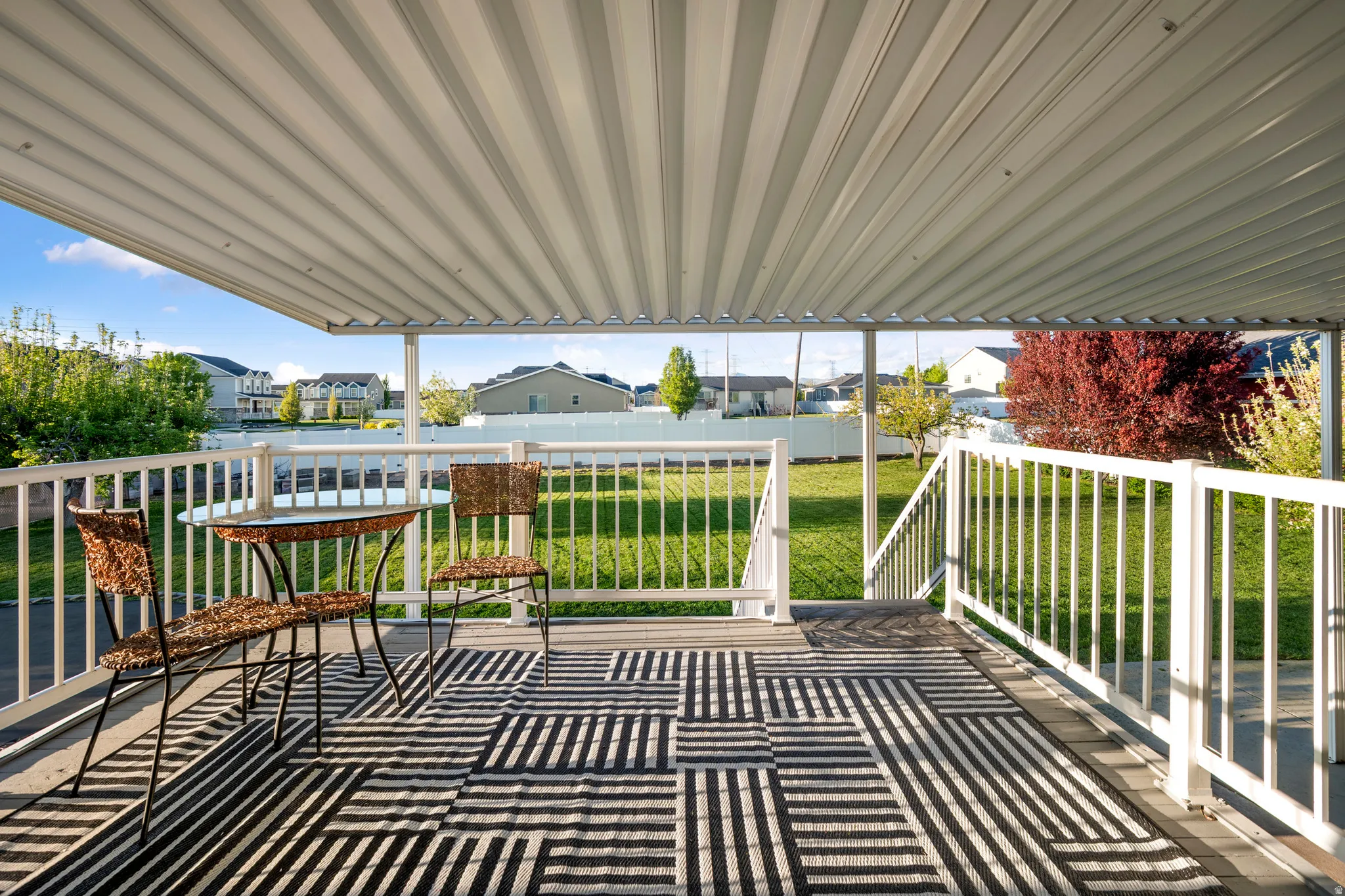 View of patio / terrace with a residential view