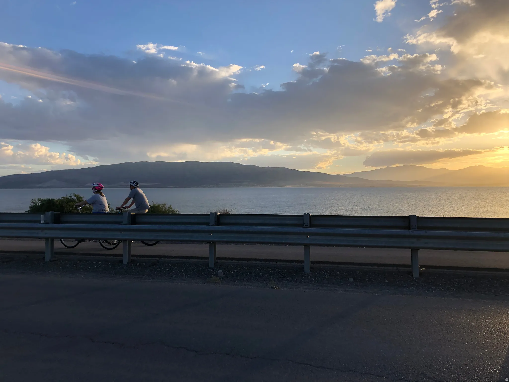 Water view featuring a mountainous background