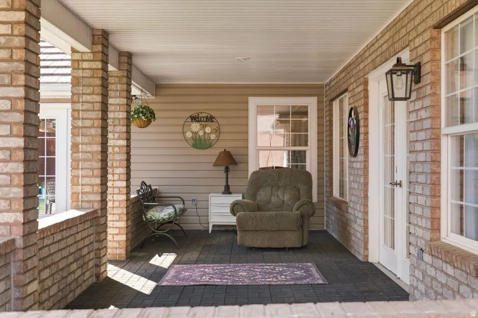 View of patio