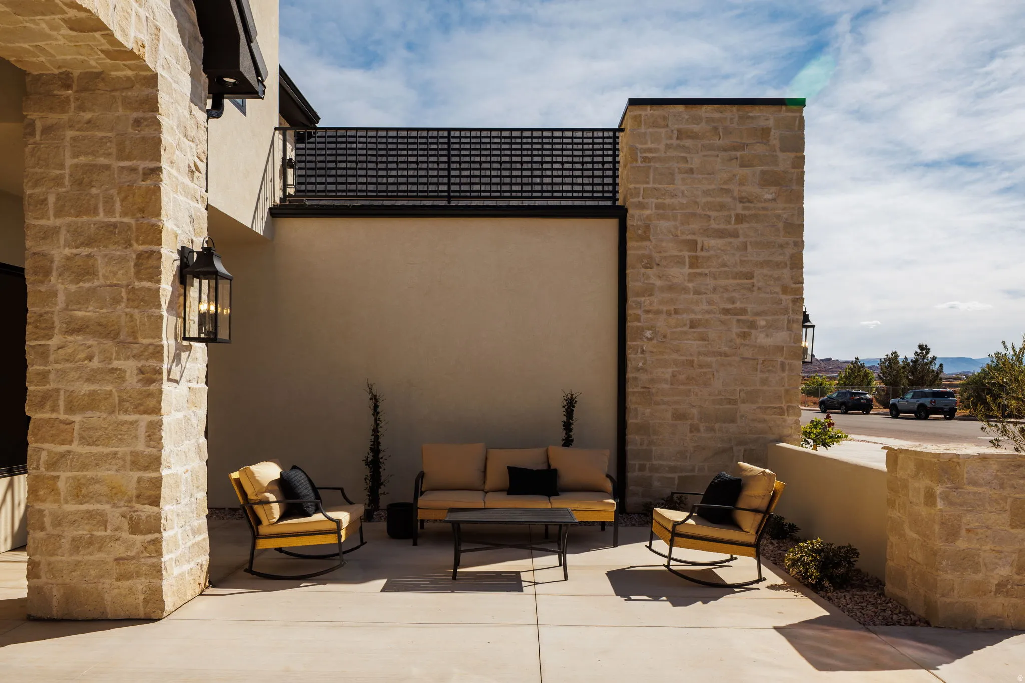 View of patio