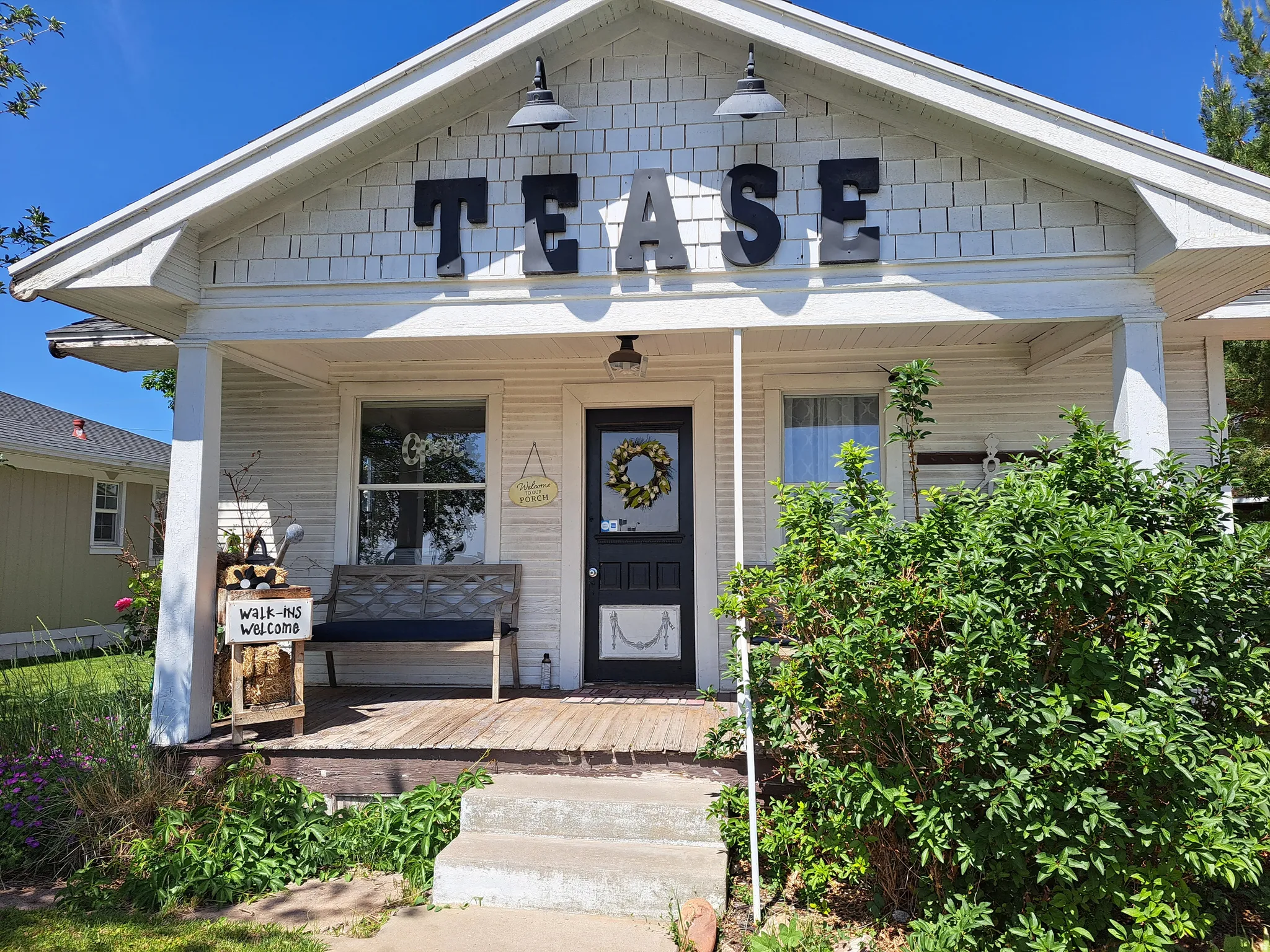 View of front of property with covered porch