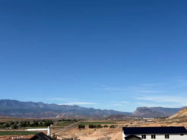 View of mountain background