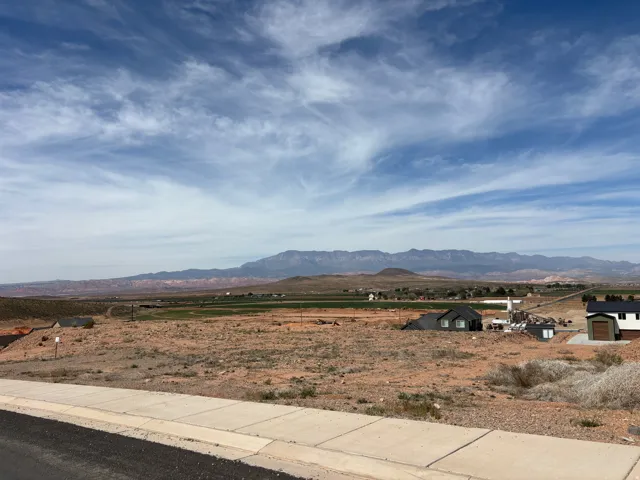 Mountain view with rural landscape