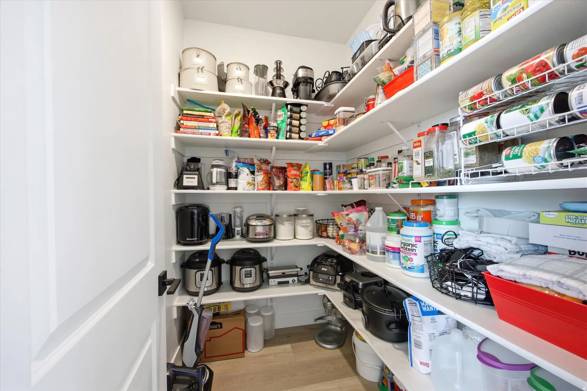 View of storage area