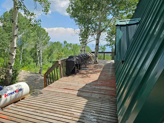 Deck with a grill