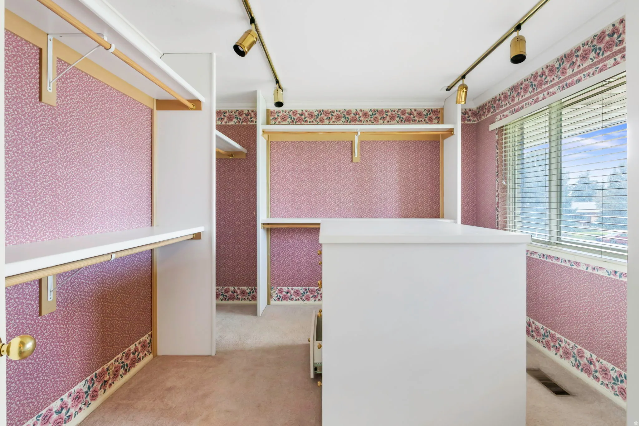 Primary walkin closet