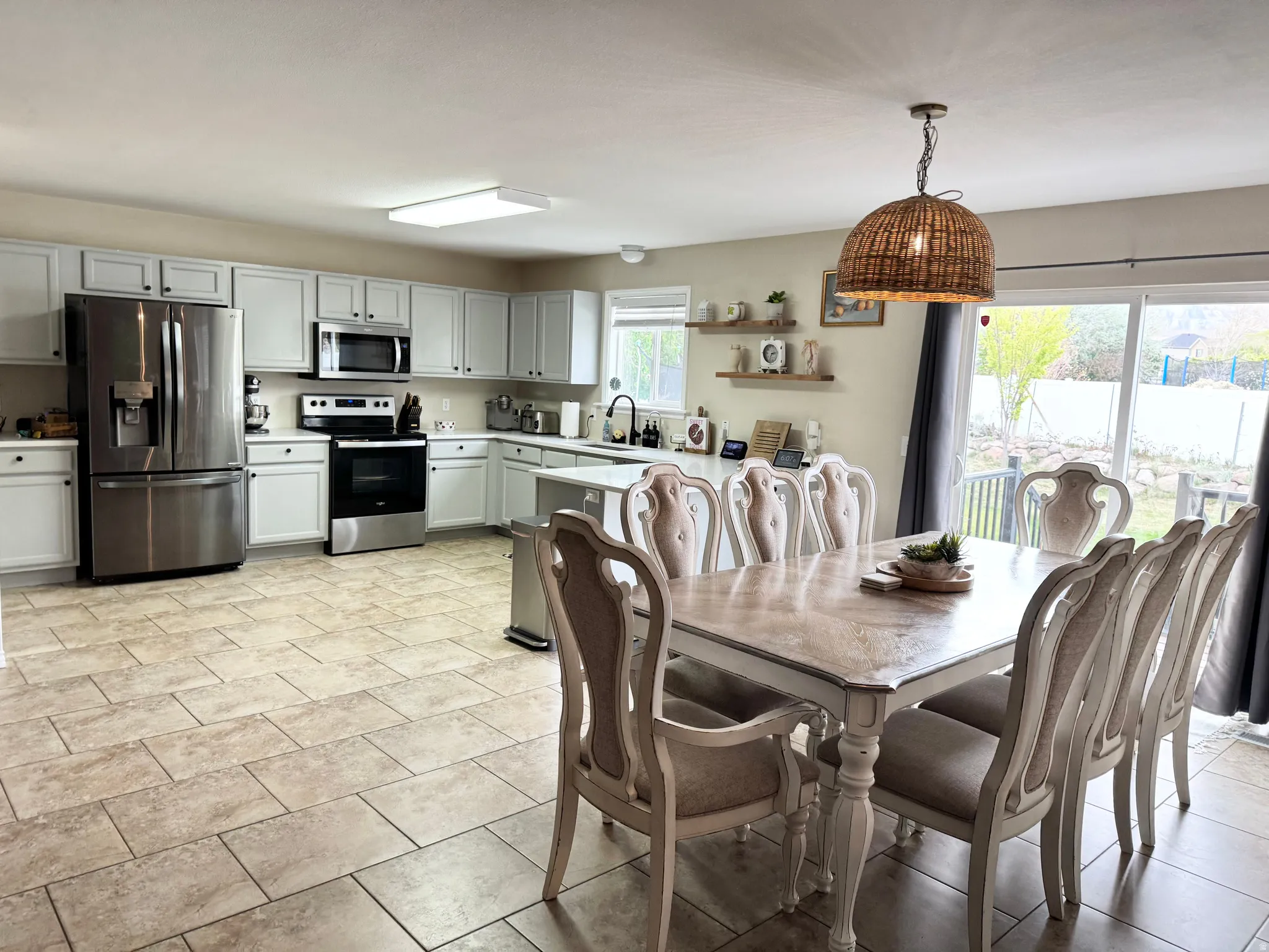View of dining room