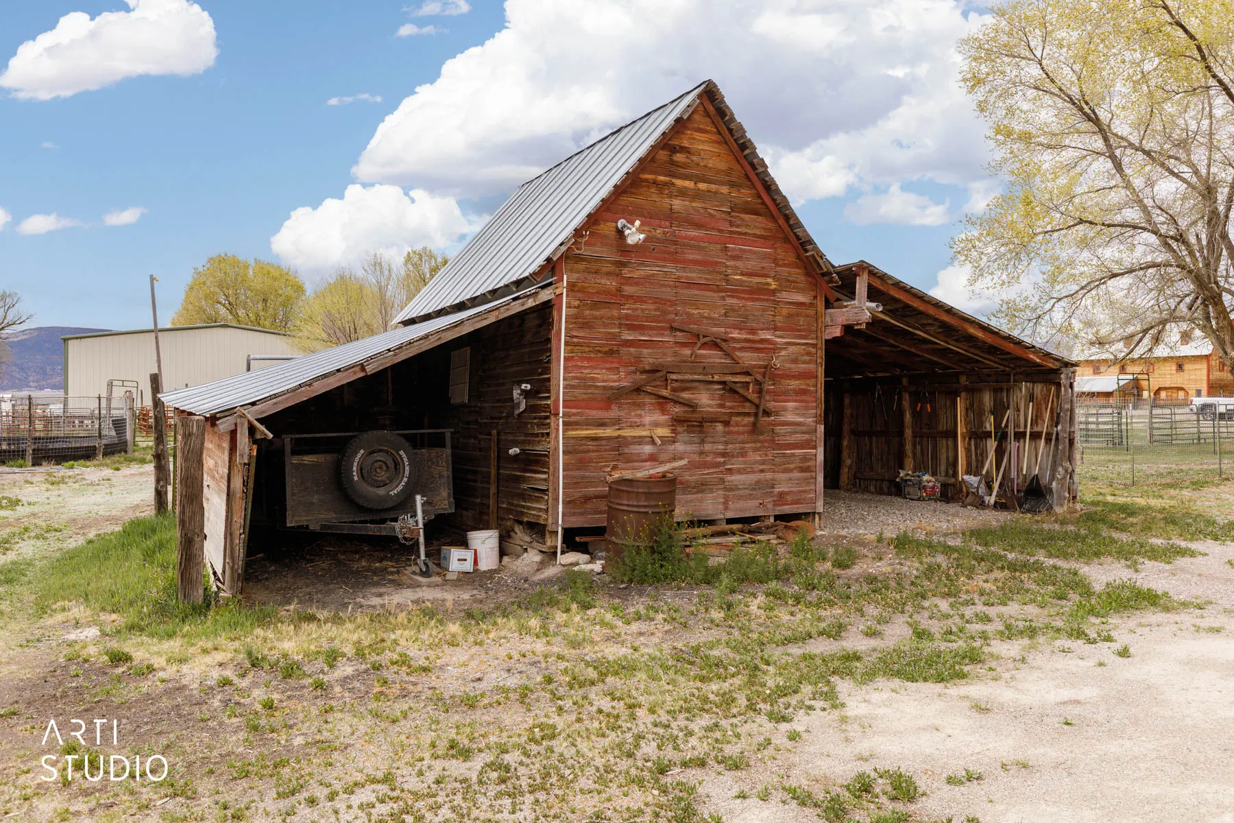 View of outdoor structure featuring a carport