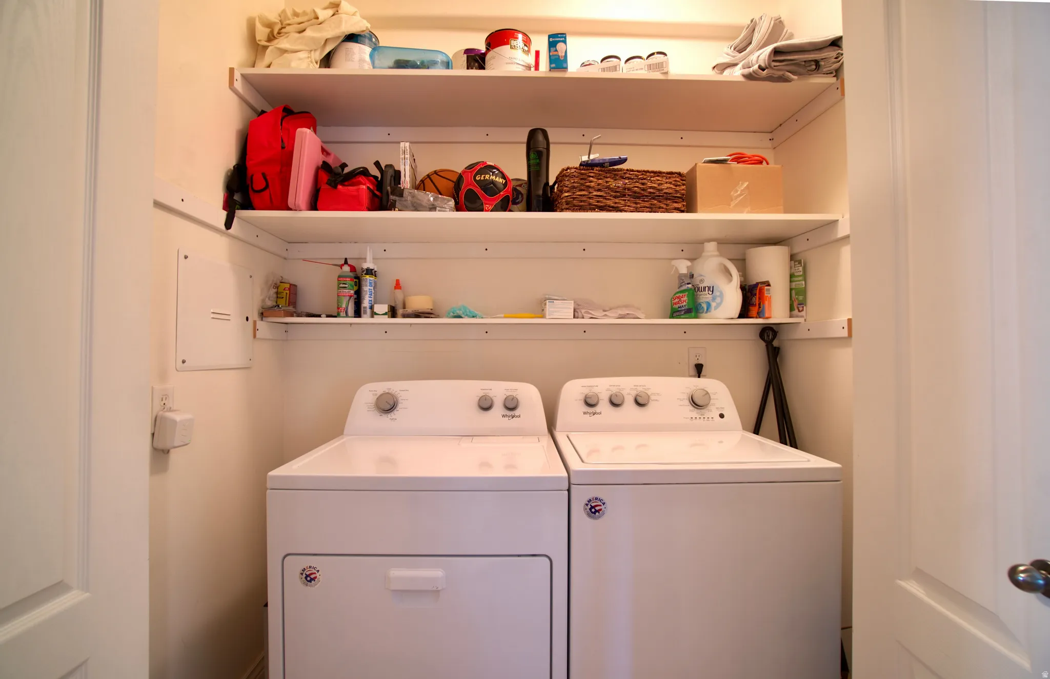 Laundry area with washer and dryer