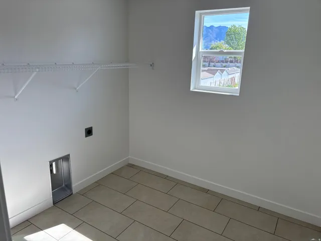 An efficient space that makes keeping up with laundry feel effortless. on the same level as the bedrooms