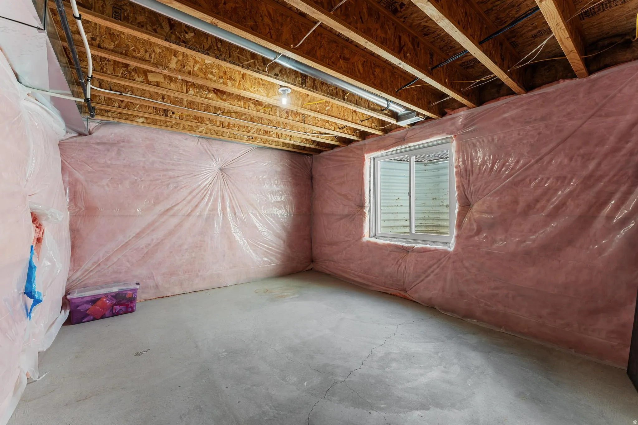 Unfinished 5th Bedroom