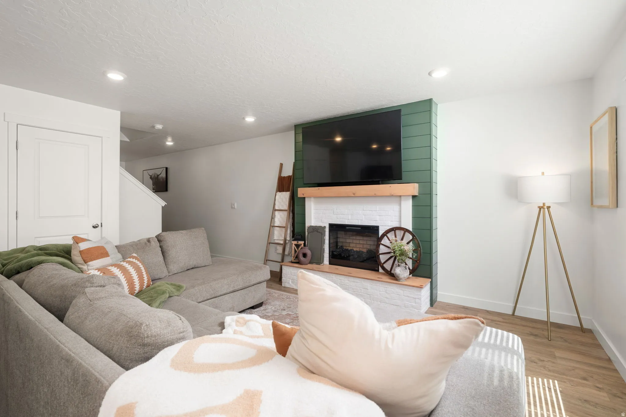 Cozy up to that fireplace