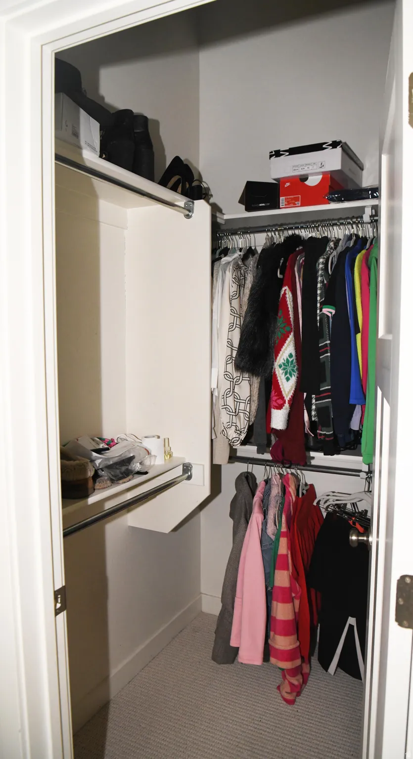 Primary walk in closet