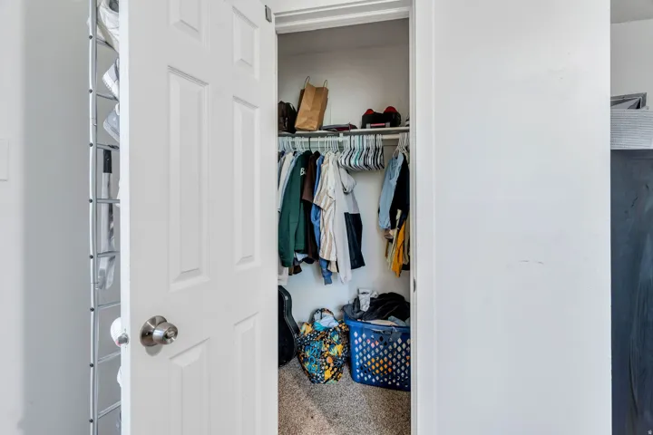 View of closet.