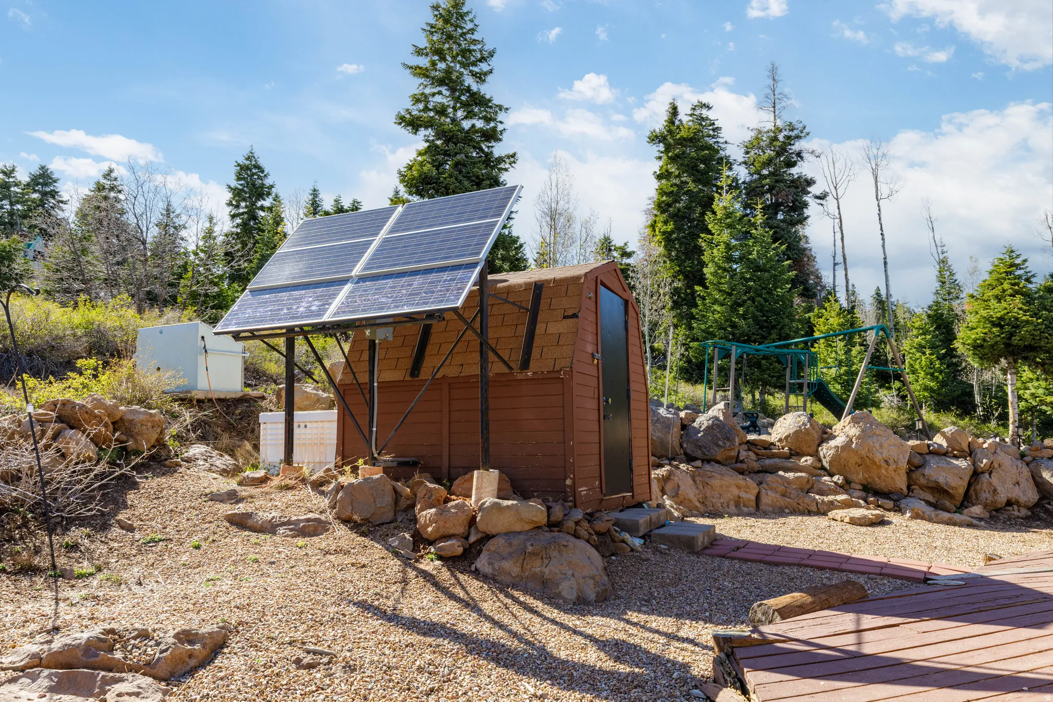 Solar Panel Close-up: High-efficiency solar panels providing clean, renewable energy.