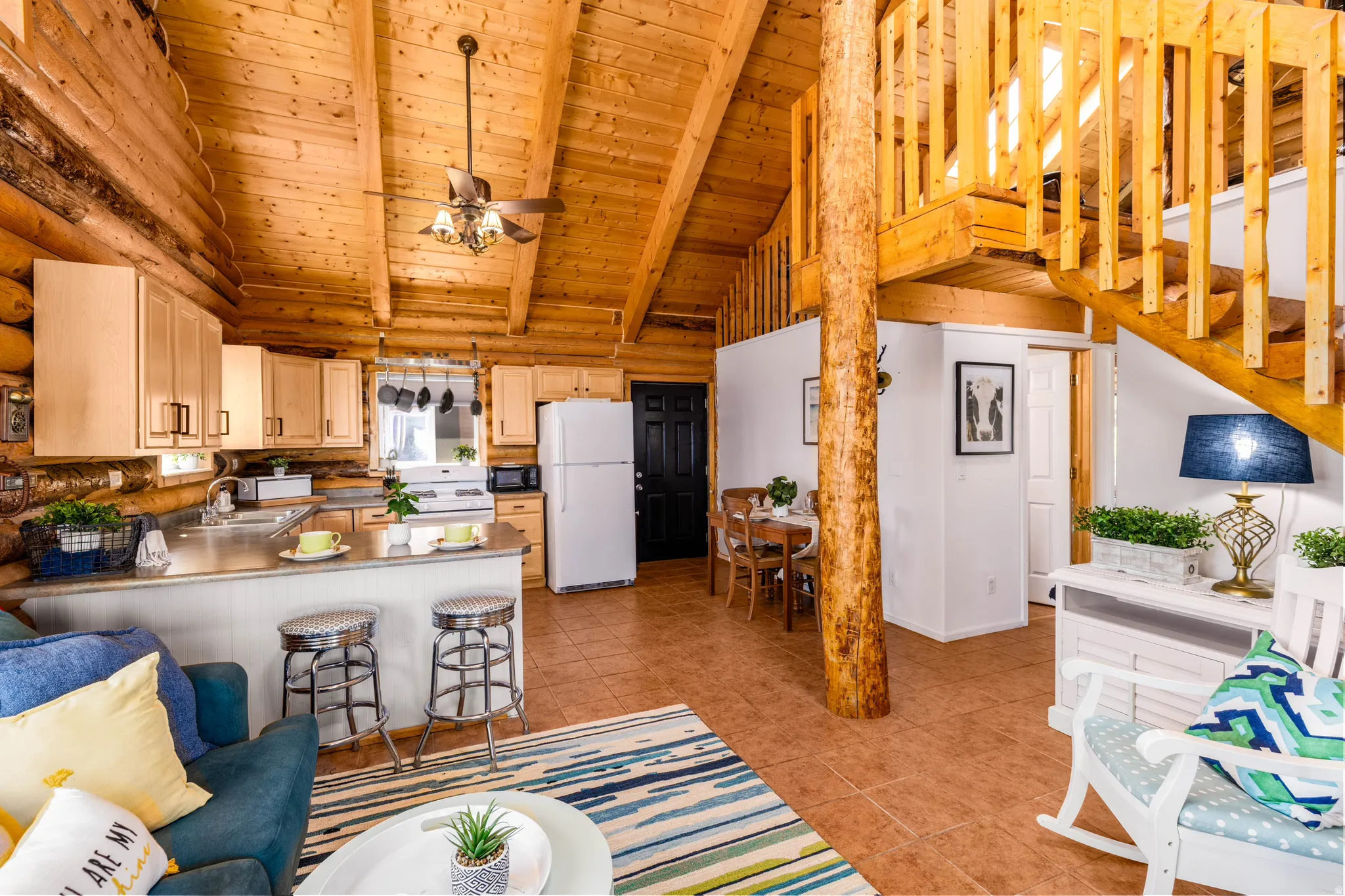 Great Room Perspective: Looking back from the kitchen toward the inviting living area.